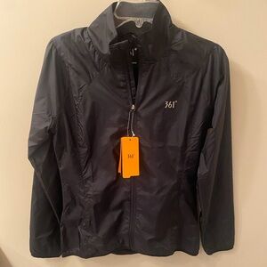 361° Women's Black Rain Jacket